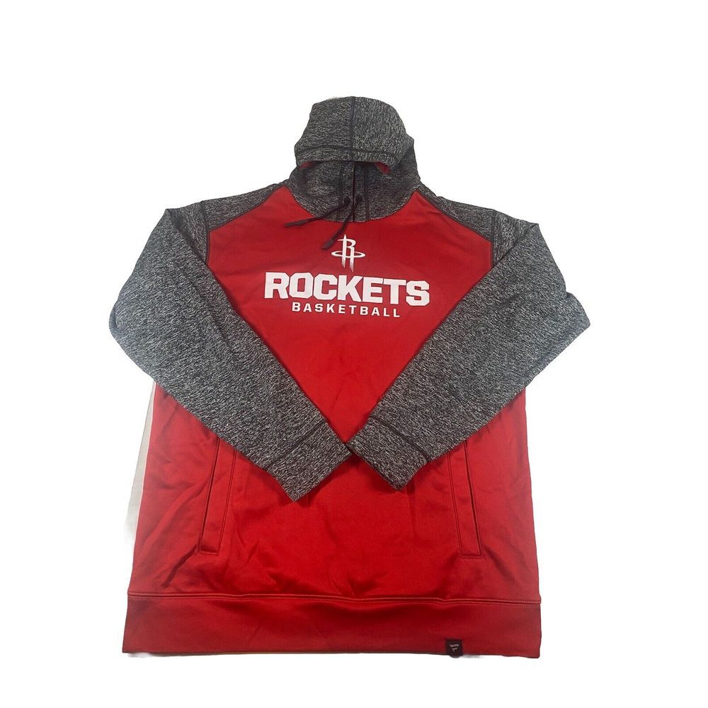 Houston Rockets NBA‎ Fanatics Men's Medium Red Logo Pullover Hoodie